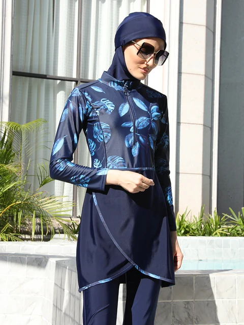 Muslim Muslim Swimsuit For Women Modest Swimwear Burkini Plus Size