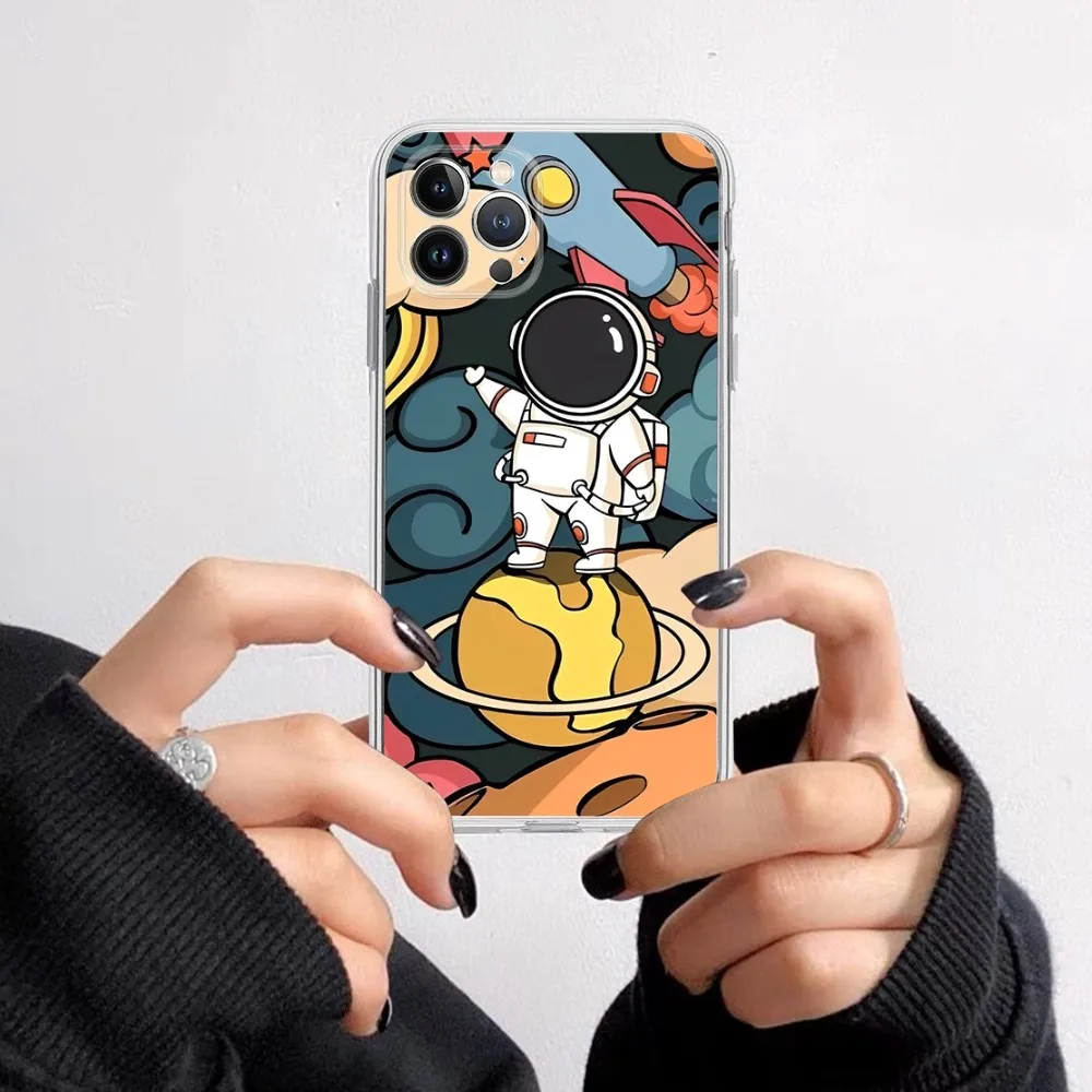 Cartoon Astronaut Phone Case