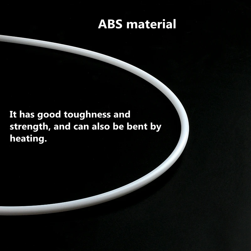 Versatile ABS Round Plastic Hollow Tubes for DIY and Model Crafting