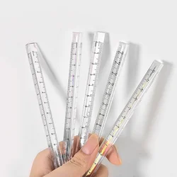 1PC Triangle Ruler Students Math Drawing Tools Three Sides Transparent Stationery Accessories for Office School Supplies 15/20cm
