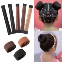 Bandeau à cheveux synthétique pour femmes et filles, accessoire pour chignon torsadé, doux, français, DIY 1