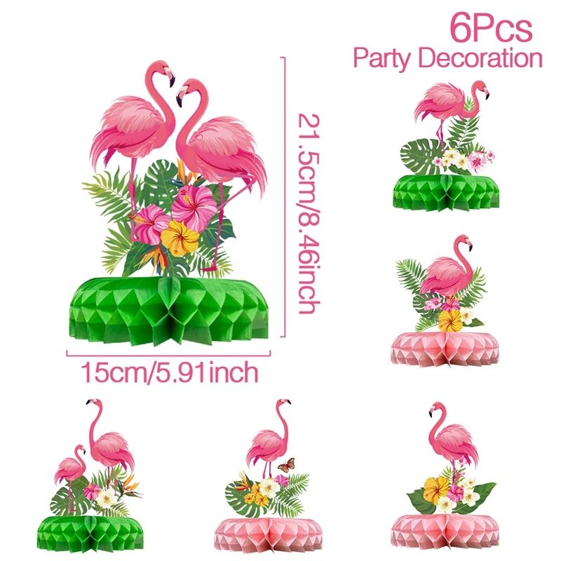 Hnonoxy 9 Pcs Décorations D'Anniversaire En Nid D'abeille, Bannière