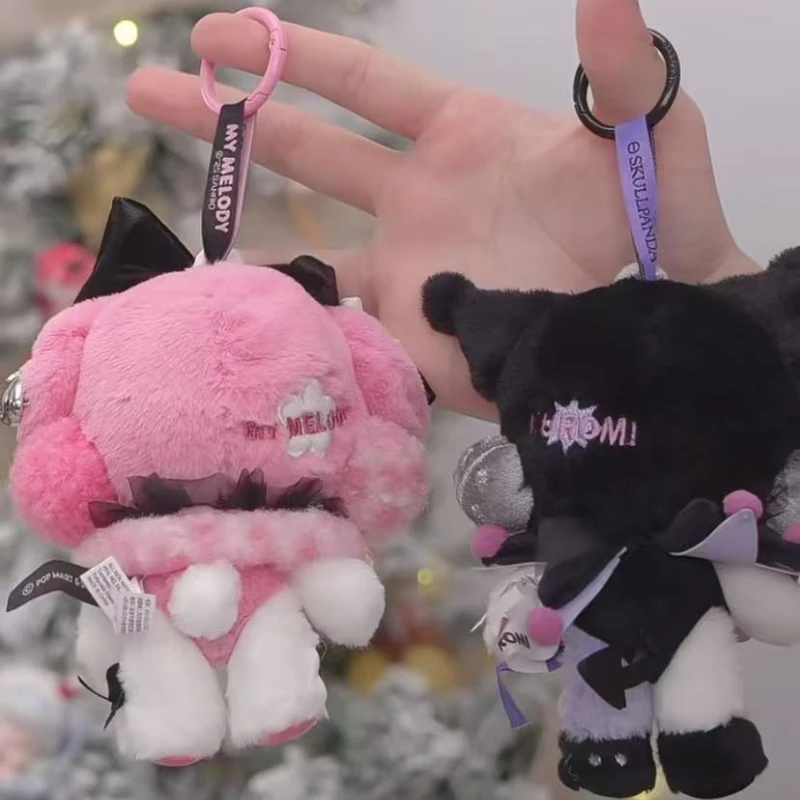 POPMART New SKULLPANDA × My Melody Plush Figure Vinyl Face