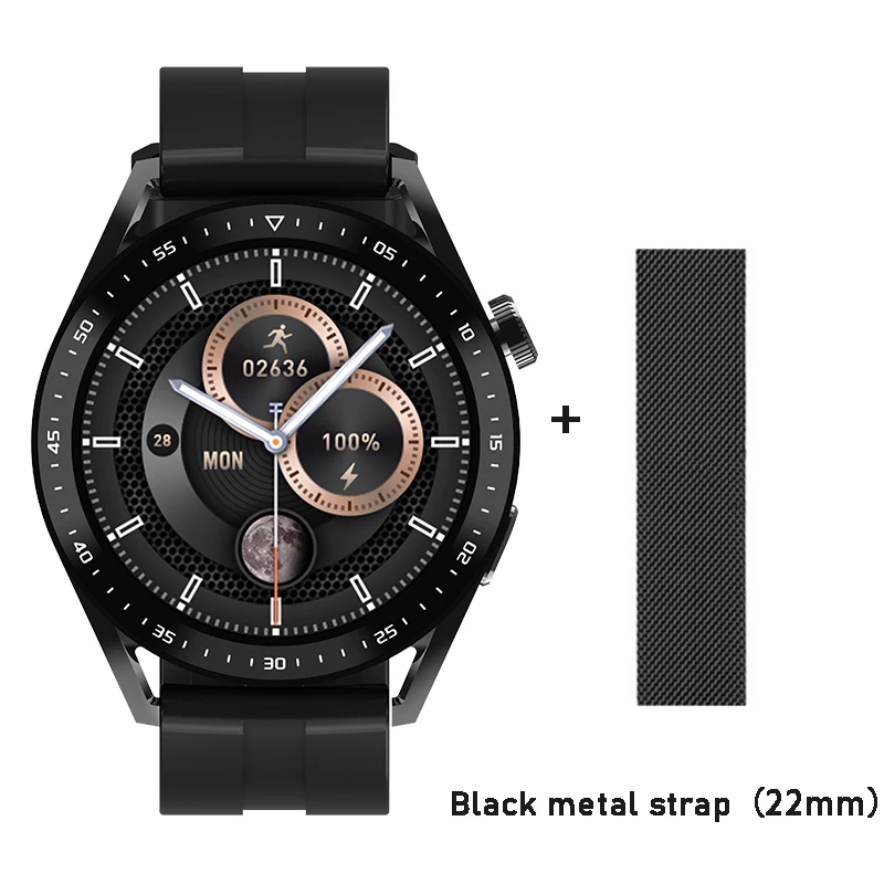 2022 SmartWatch HW28 NFC Smart Band Men AI Voice Assistant Bluetooth Call Tracker Music Player Monitor pk Huawei GTR 3 GTS 2 New 