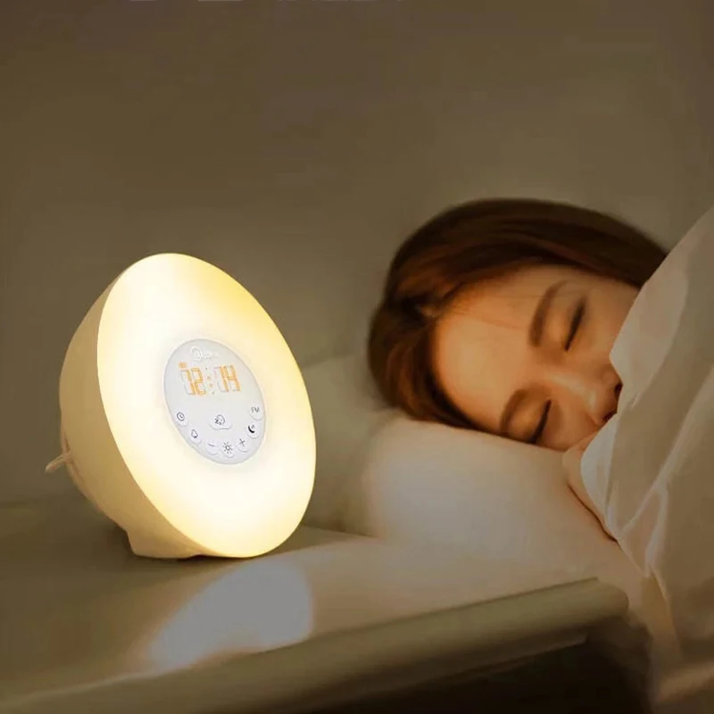 wake-up-lamp-alarm-clock-with-bt-speaker-white-noise-nature-sounds-multi-function-alarm-clock-sunrise-smart-light-clock