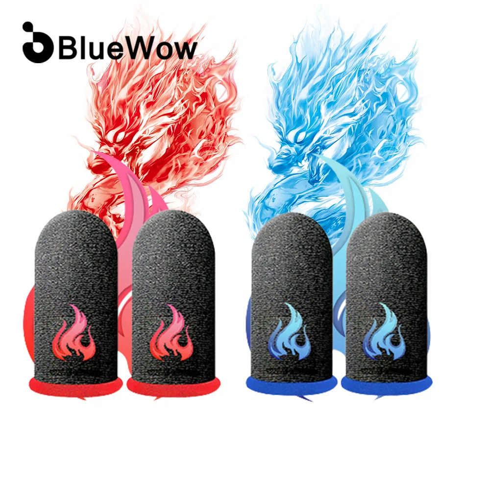 

BlueWow Finger Gloves for Gaming Finger SleeveFinger Cover Breathable Game Controller Finger Sleeve for Pubg Sweat Proof