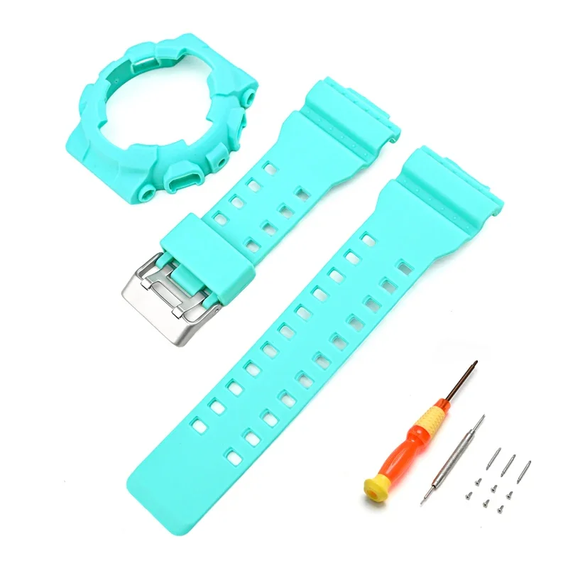 Matte Rubber Silicone Bracelet Watch Band Protective Shell