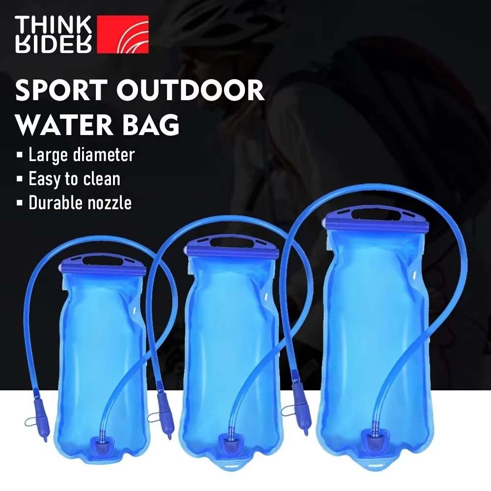 ThinkRider 물 방광 물 저장소 수화 팩 보관 가방 BPA 무료 1L 1.5L 2L 3L 러닝 수화 조끼 배낭