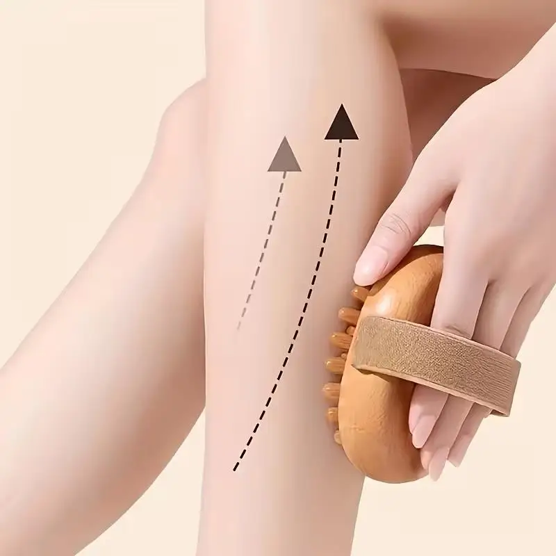 1 spazzola ergonomiche di lusso per massaggio corporeo – per addome, gambe e relax di tutto il corpo a casa o in spa - immagine 5