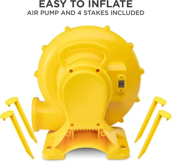 Inflatable Water Slide Park – Heavy-Duty for Outdoor Fun - Climbing Wall, 2 Slides, Splash & Deep Pool – Easy to Set Up 6