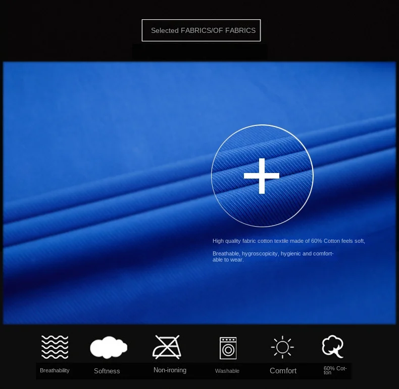 Description Picture 4 of item2023 Spring New Men's French Cufflinks Shirt Business Dress Sleeve Pin Solid Color Non-iron Shirt Slim Fit Korean Version