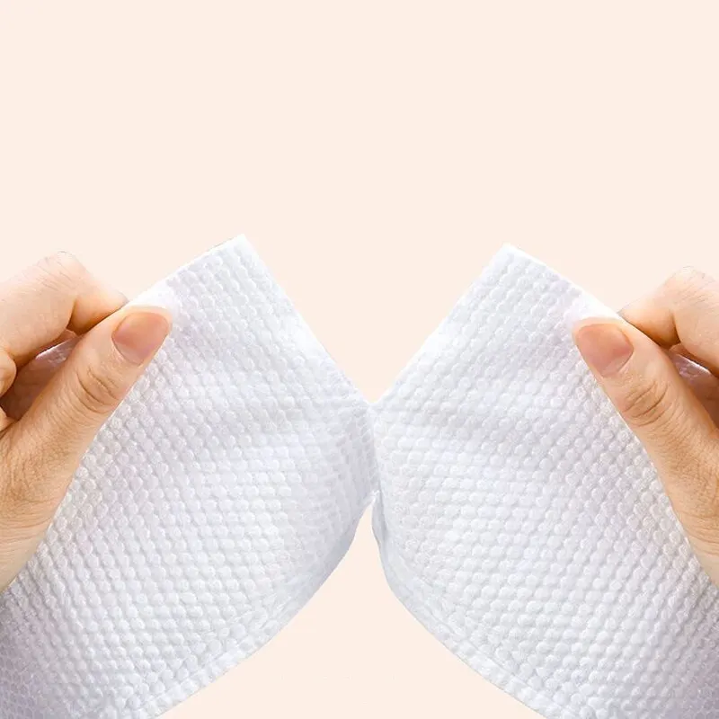 Disposable Soft Face Towel Thickened Cotton Wet and Dry Makeup Wipes Household Cleansing Clean Makeup Remover Cotton 1 Roll cotton face wipes