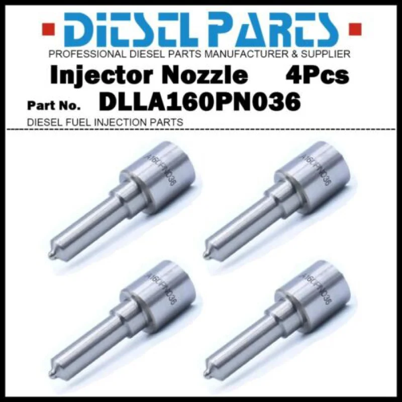 

4x Топливная форсунка 105017-0360 DLLA160PN036 для MITSUBISHI Fuso Canter 4D34