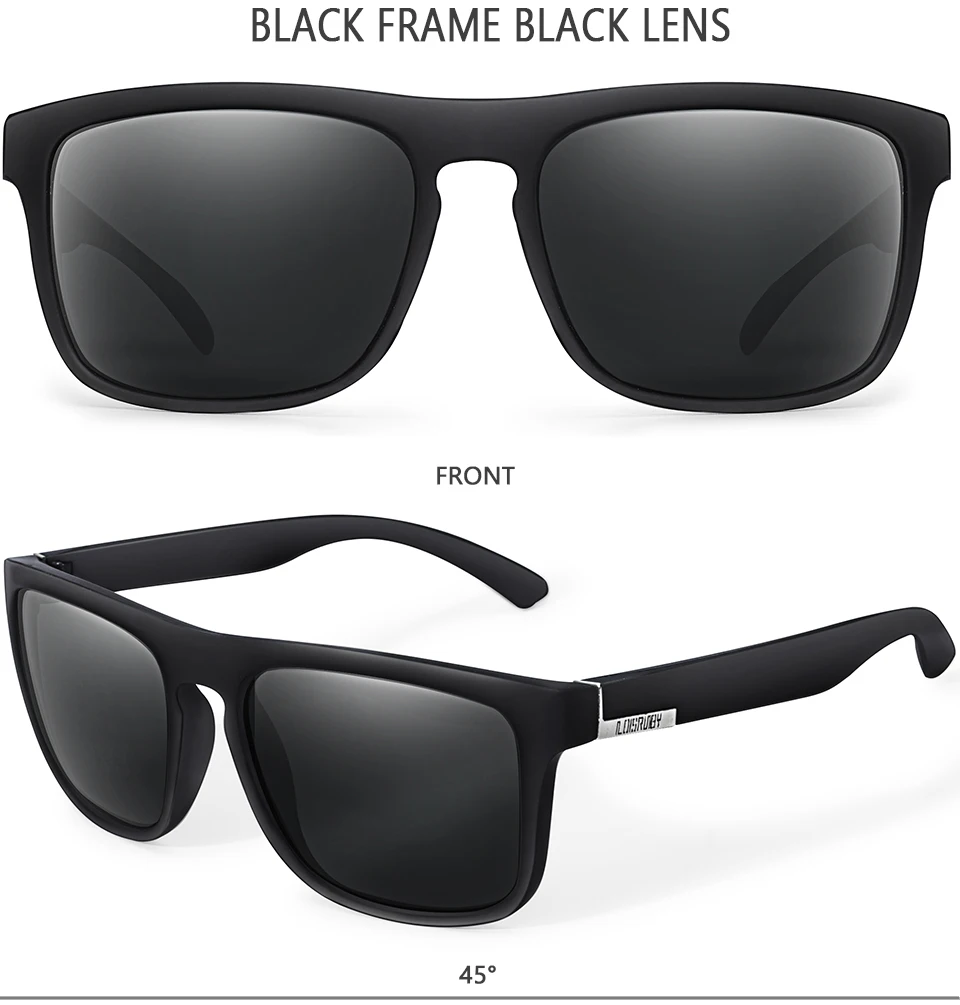 LOISRUBY Brand Design Square Cycling Sunglasses Men Polarized Sun Glasses UV400 Eyewear Women Shades oculos de sol_voghion.com