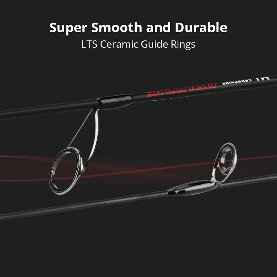 スピニングおよびベイトキャスティングフィッシングロッド,複数の