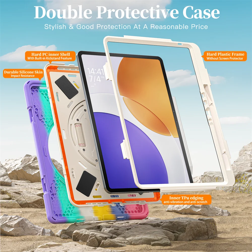 Durable Shockproof Tablet Case - Enhanced Protection & Stylish Design