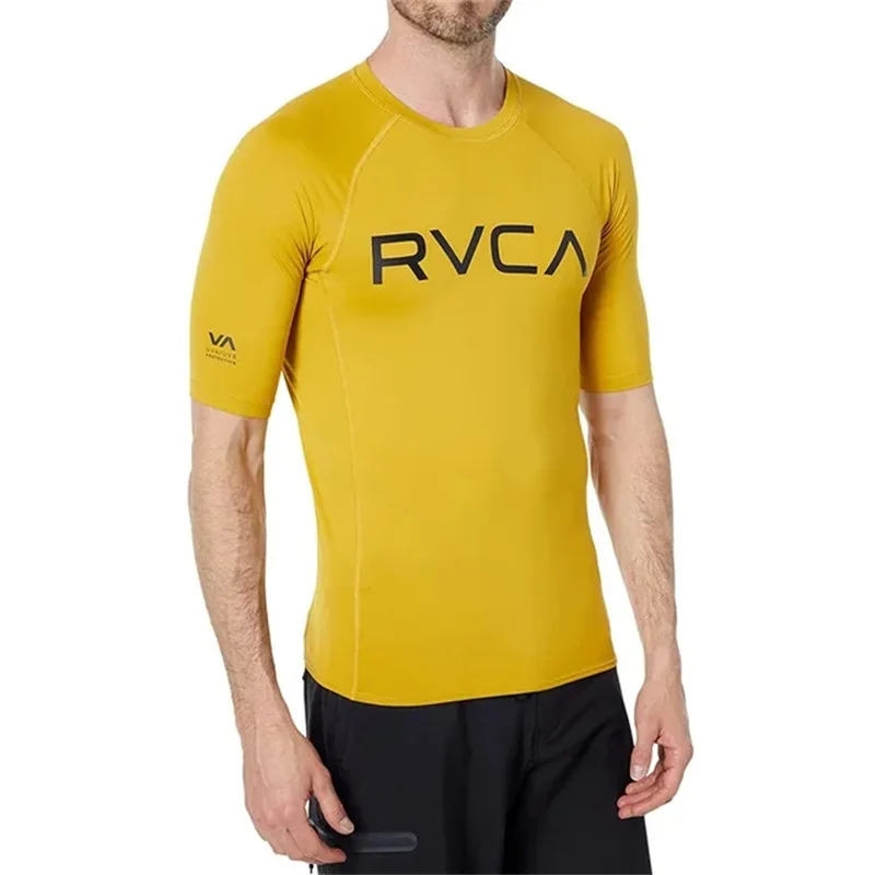 Unisex Surf Wear Men Surf T-Shirt Gym Clothes Swimwear Long Sleeve Swim Floatsuit Tops Uv Swimming Tight Rash Guard Surfing