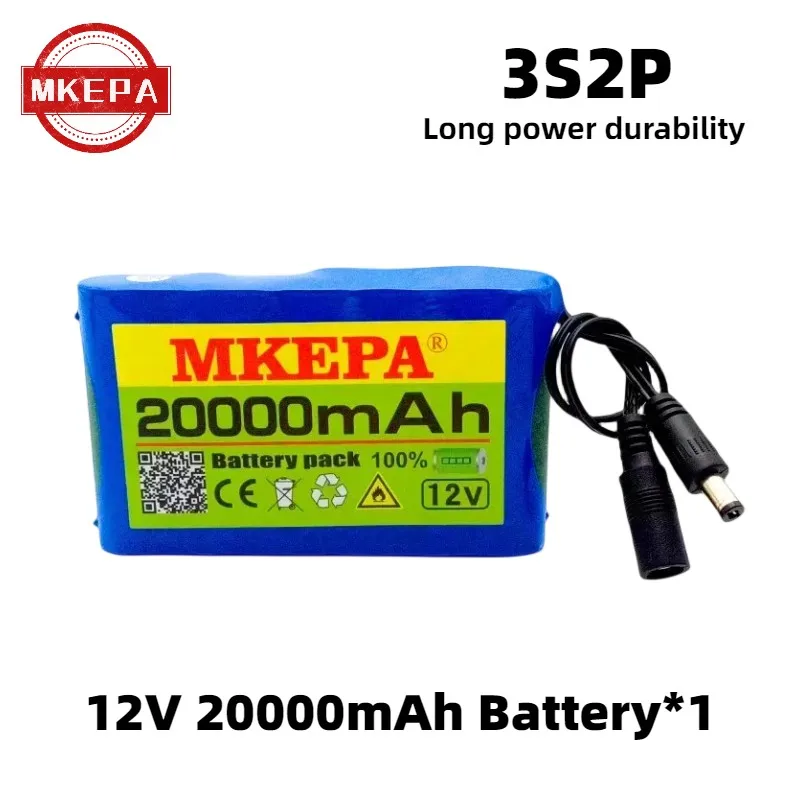 Wholesale Custom 18650 12V 20000mah 3s2p Capacity DC 12.6v 20Ah