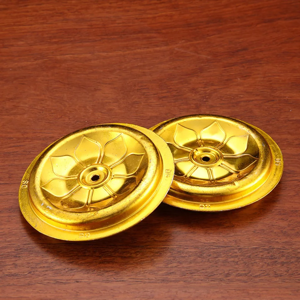 10 Supporti Galleggianti Per Stoppini - In Metallo Dorato, Per Lampade A Olio E Candele - Foto 11