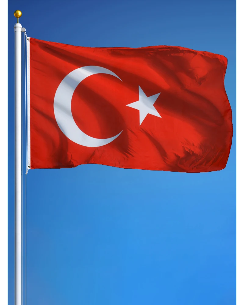 3x5ft Turkey National Turkish Flag 60*90cm 40*60cm 90*150cm Flying Flag  15*21cm - Flags - AliExpress