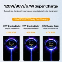 120W Charger for Xiaomi 14 Pro Turbo Fast EU Wall Adapter Usb 6A Type C Cable For Mi 17 15 14T 13T 12 Redmi note 13 POCO X8 - Image 2