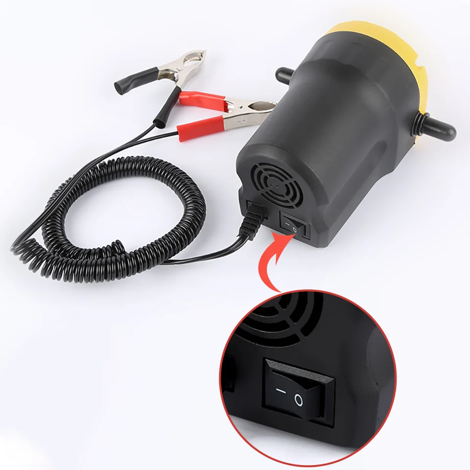 Pompa Elettrica 12V per Olio Motore Auto, Estrattore Carburante Diesel, Pompa di Trasferimento con Kit Tubo per Barche e Moto - Image 6