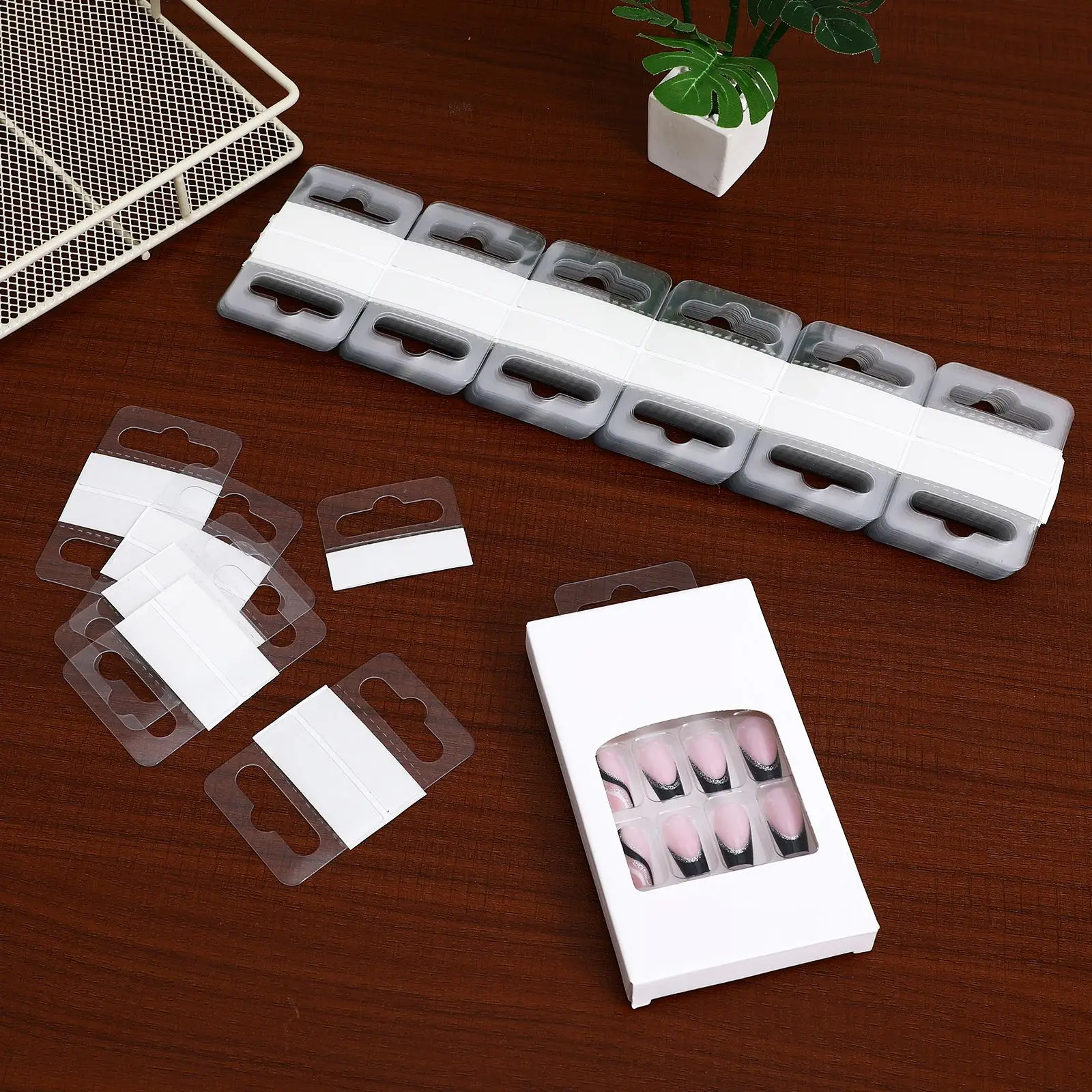 220 Pcs Clear Sticky Tabs Plastic Hooks Self Adhesive Display Hanging Tags For Retail Store And Home Use Hang Tags Retail