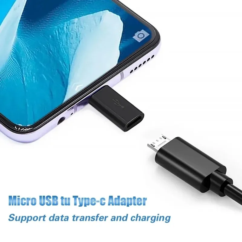 6/1Pcs Mobile Phone Adapter Micro USB Female To Type C Male Data Line Converter for Samsung Huawei Charging Cable Adapters