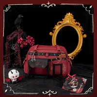 Kabaqoo – sac à bandoulière en toile Love and Deepspace pour femmes, sac fourre-tout mignon multifonction de grande capacité pour filles 1