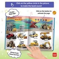 English Point Reading Books Children's Early Educational Toys Montessori Smart Multifunctional Book For Toddler Learning English 2