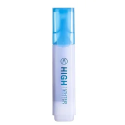 Vibrant Fluorescent Highlighters - Perfect for Students and Teachers, Ideal for Notetaking and Marking, Great Back - to - School and Holiday Gift (Blue)