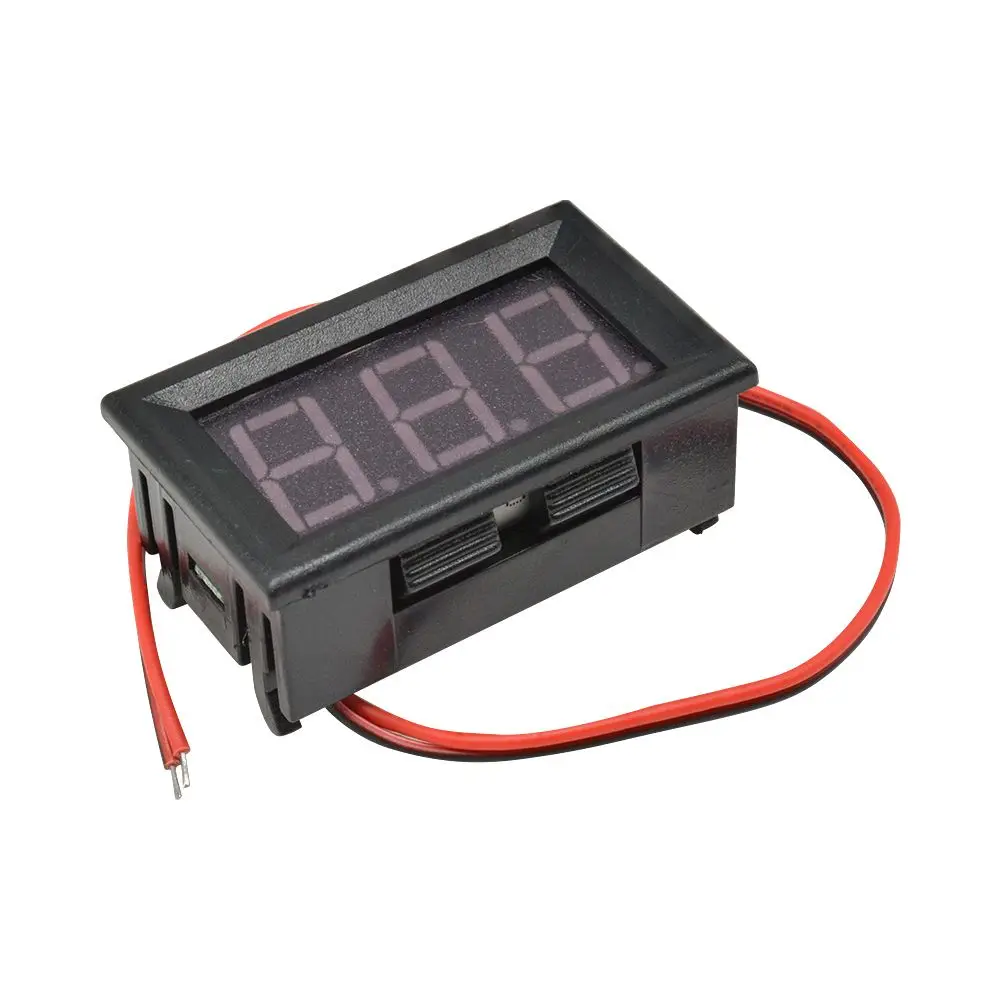 AC 70-500V 0.56인치 LED 디지털 볼트미터 전압계 볼트 측정기 도구 2선식 빨강 초록 파랑 디스플레이 110V 220V DIY 0.56인치