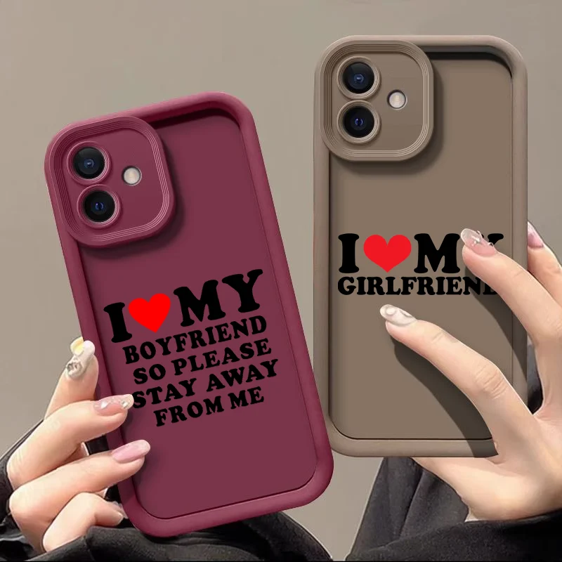 Romantic Couple Phone Case - Shockproof Soft Silicone Cover