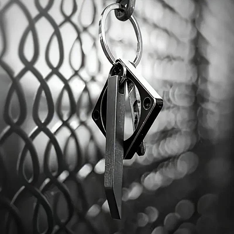 Pocket Knife Mighty Bar & Bottle Opener Heavy Duty Stainless Steel Keychain Edc Multitool For Everyday Carry