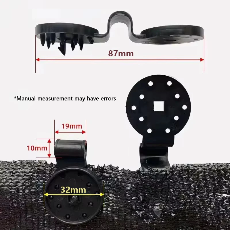 Tent Clips Plastic Clips 10/20/50/100Pcs Awning Plastic Clip Summer Shade Cloth Net Clip Removable Camping Sunproof Tent Fixed For Outdoor Tent