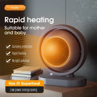 Desktop Electric Heater 30° Adjustable Heating Fan Air Heater  Warm Air Blower Radiator Home Office Warmer Machine for Winter 1