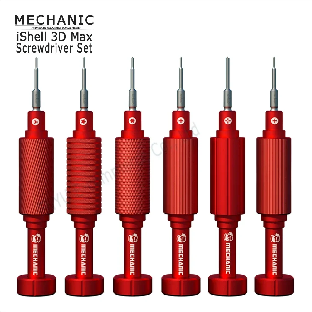 

Screwdriver MECHANIC iShell 3D 6 In 1 For iPhone Notebook Watch And Glasses Repair With Magnetic Screwdriver Set