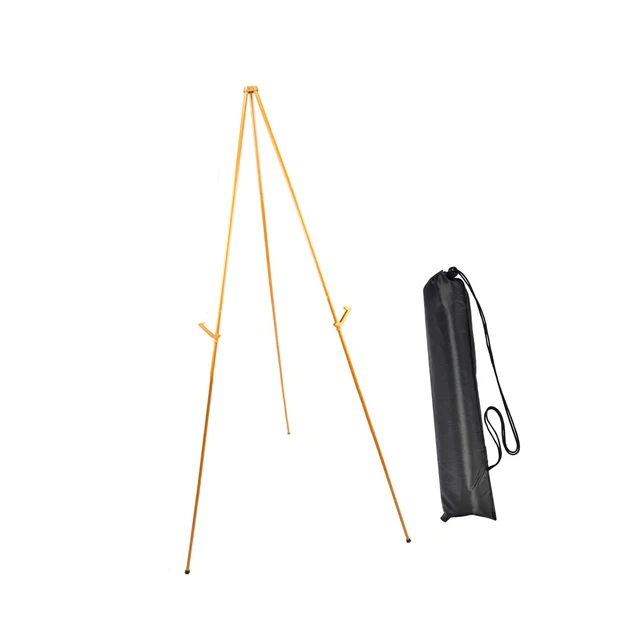 Wedding Sign & Poster Display Holder Easel Stand for Display Portable  Collapsable Poster Easel Floor Adjustable Metal Painting Easels Tripod  Black