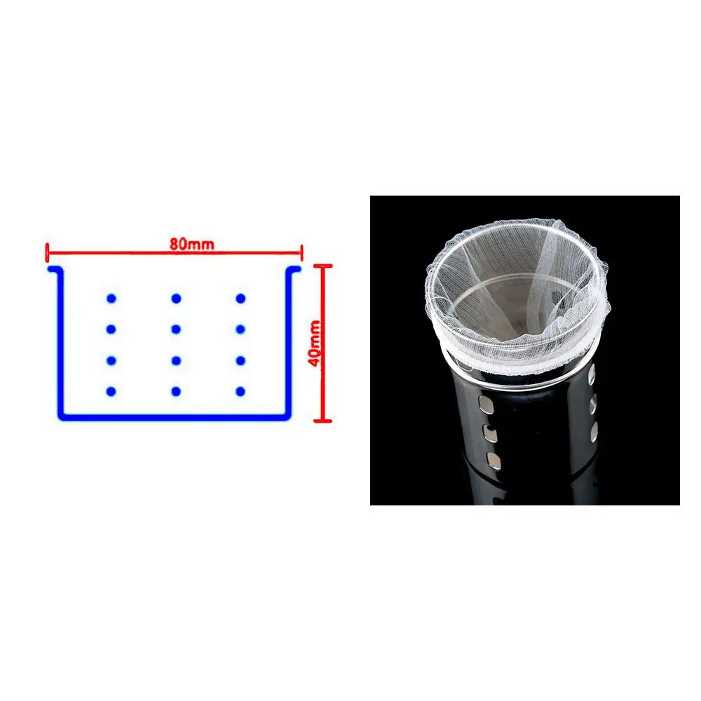 30/100Pcs Kitchen Sink Nylon Strainer Filter Net Hair Isolation Residue Collector Clogging Prevent Disposable Garbage Bag