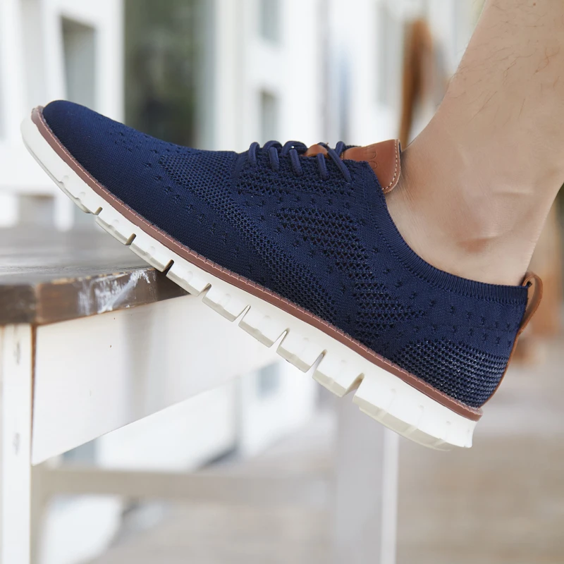 Summer Men Casual Shoes Business Formal Brogue Weave Carved Oxfords Wedding Dress Shoes Breathable sneakers mens shoes