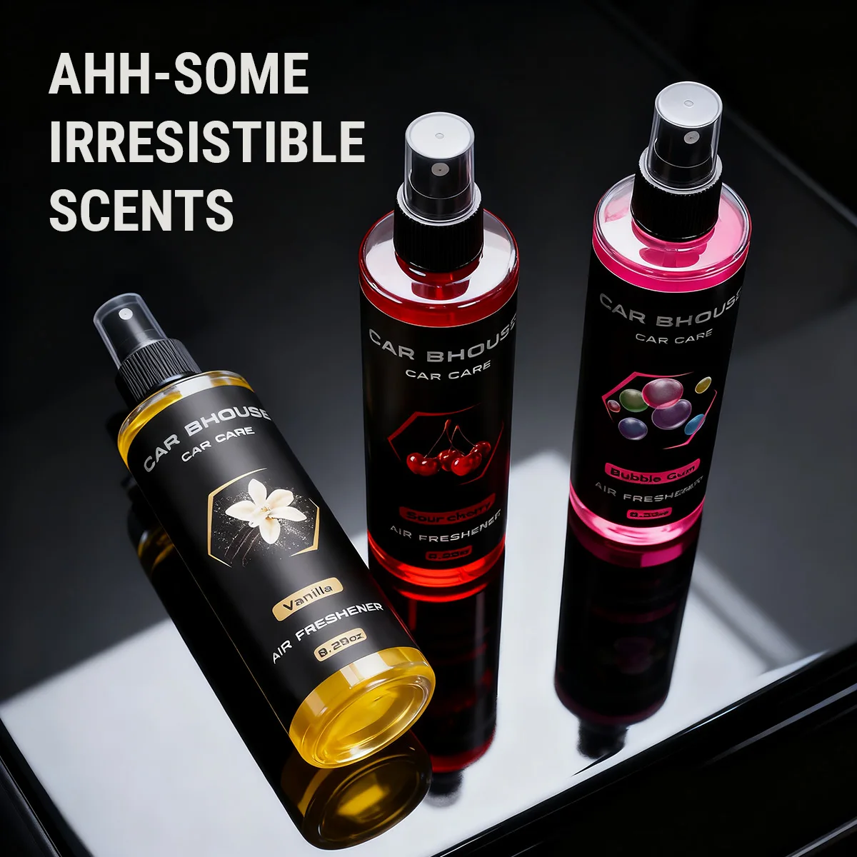 Deodorante Spray per Auto, Fragranza Floreale e Fruttata, Profumo Fresco, 8.29oz/245ml, Grande Capacità, Spray Deodorante per Interni Auto - Image 6