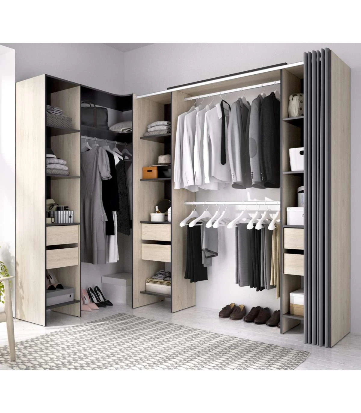 Top 88+ imagen kit dressing avec rideau conforama fr.thptnganamst.edu.vn