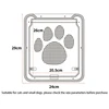 Dog Screen Door Lockable Pet Screen Door, Magnetic Self-Closing Screen Door with Locking Function, Sturdy Screen Door for Dogs 5