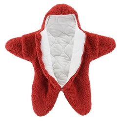 Newborn Baby Wrap Blankets Kids Sleeping Bag Envelope Sleepsack Berber Fleece Cotton Thicken Cocoon for Children Diaper Bags