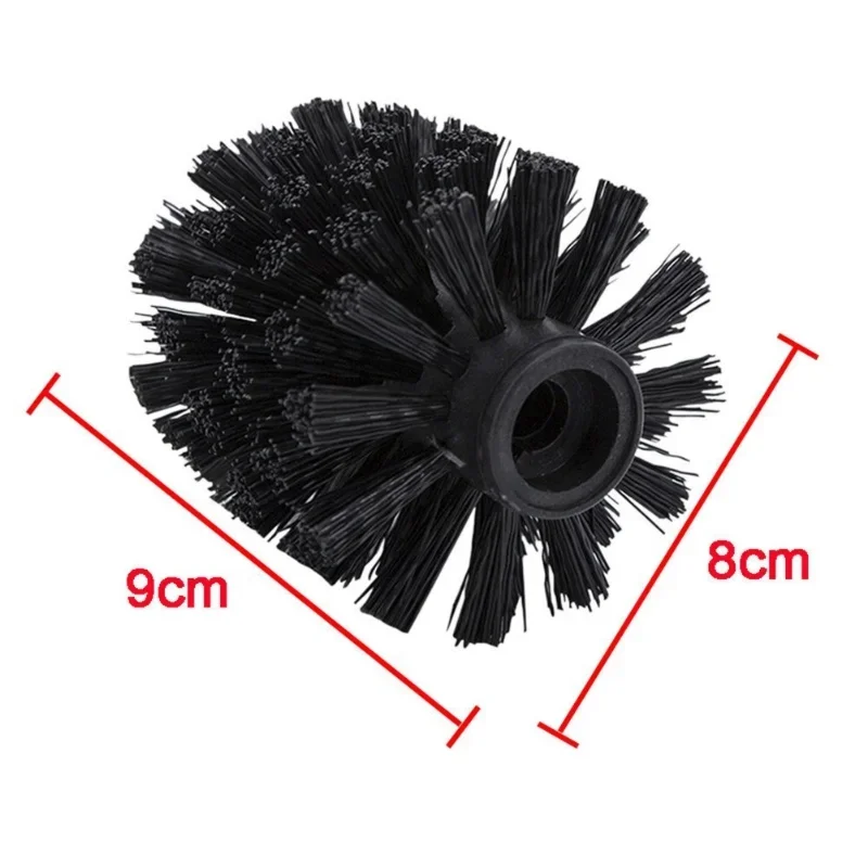 Toilet brush set universal replacement toilet brush head holder white black clean spare parts tools toilet brush home bathroom accessories bathroom accessories toilet brush holder