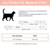 PU Leather Personalized Cat Collar Quick-Release Cats Collars Necklace Free Engraved Pet ID Name Collars Adjustable for Cats 6
