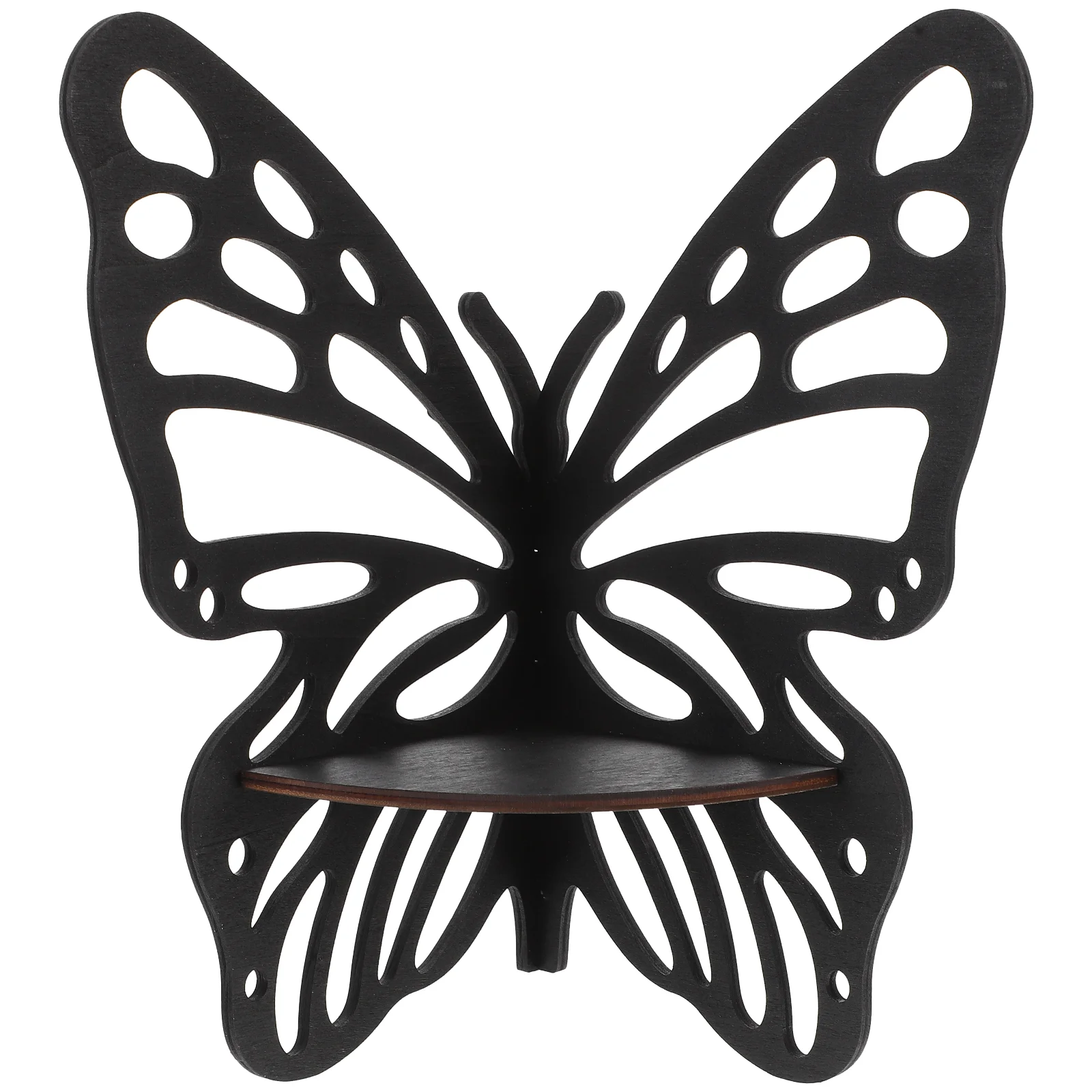 

Wooden Butterfly Stand Display Rack Decorative Crystal Boho Fine Corner Shelf Book Shelves