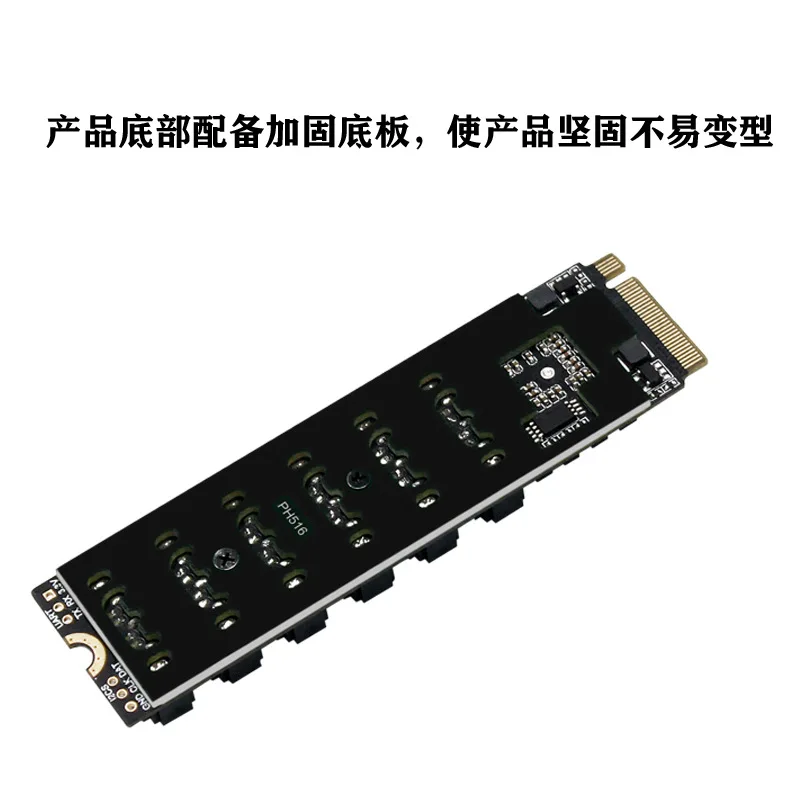 M.2 NVME M Ű PCIE 3.0 SATA 6Gbps 6 Ʈ Ȯ ī, NAS Synology ϵ ̺ Ȯ PCI-E   ī, ASM1166 PM