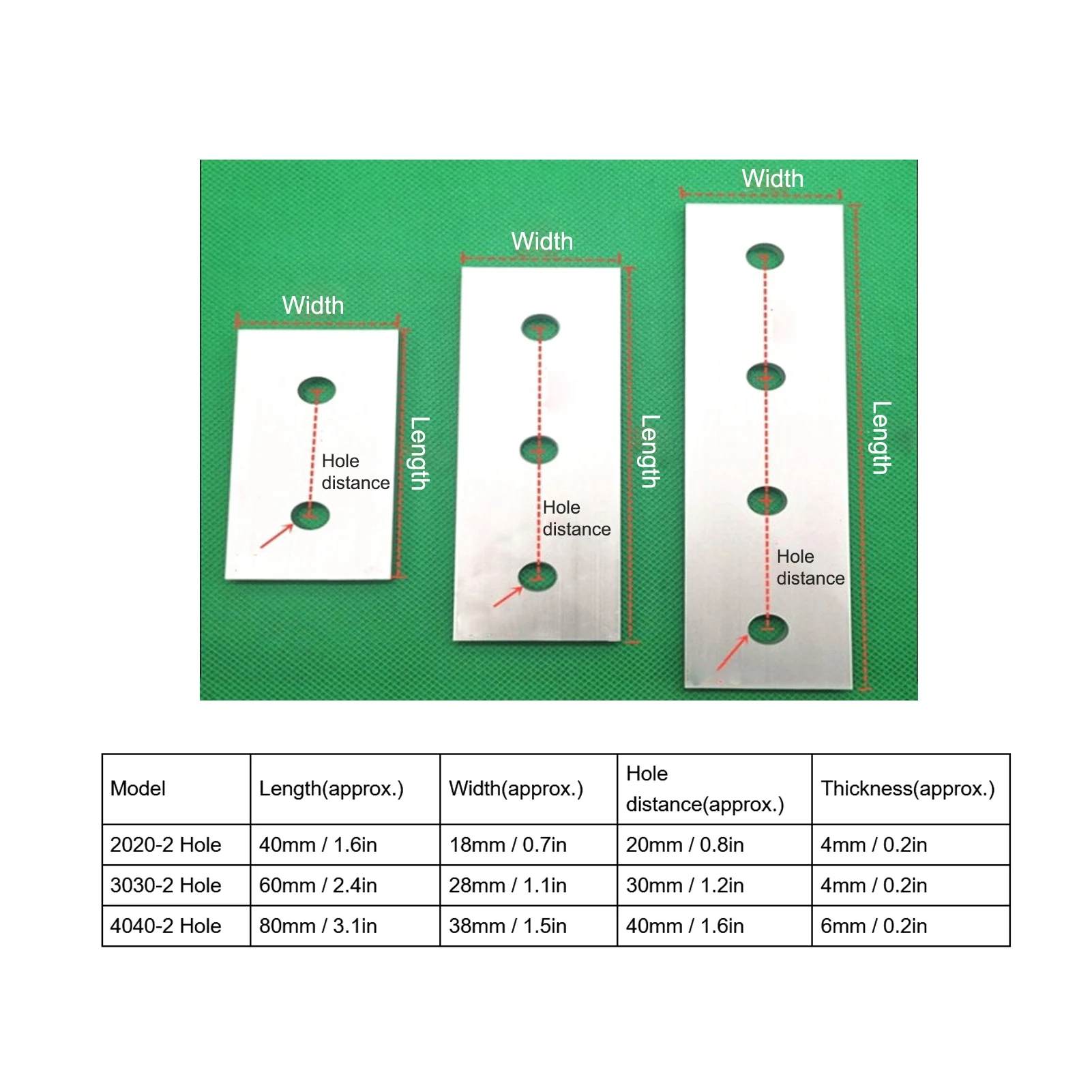 Joining Plate Aluminum Flat Connecting Reinforcement Vertical Connection Tool Reinforcement Plate Vertical Connection Tool