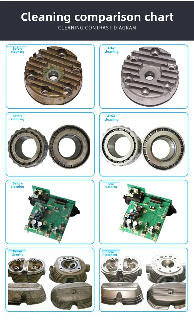 30L kleine Ultraschall-Industrie-Reinigungsmaschine Labor 304 Edelstahl Ultraschall-Reinigungsmaschine Haushalt Zuhause – Detail 13